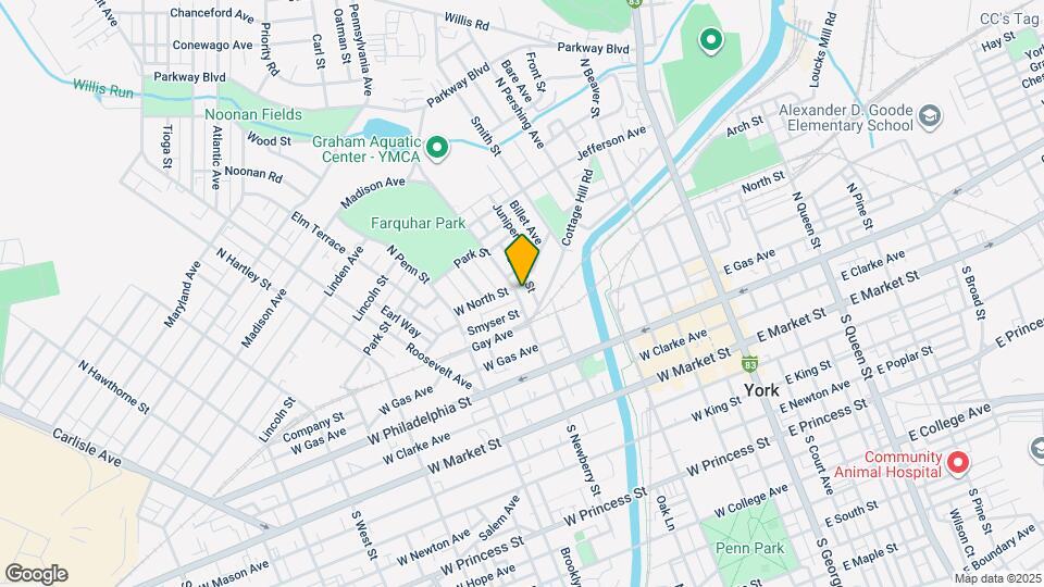 241 N Newberry St Map and Location Details
