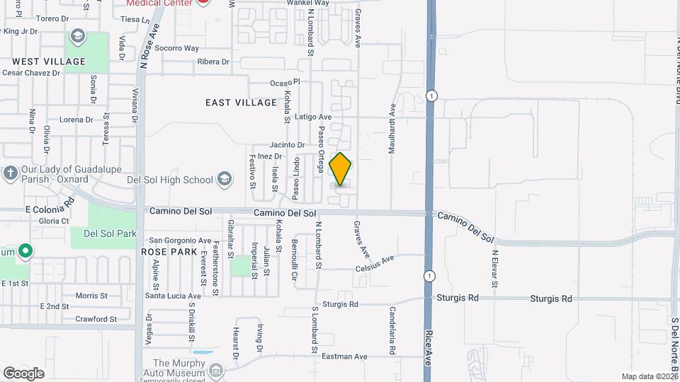 600 Calle Laguna Map and Location Details