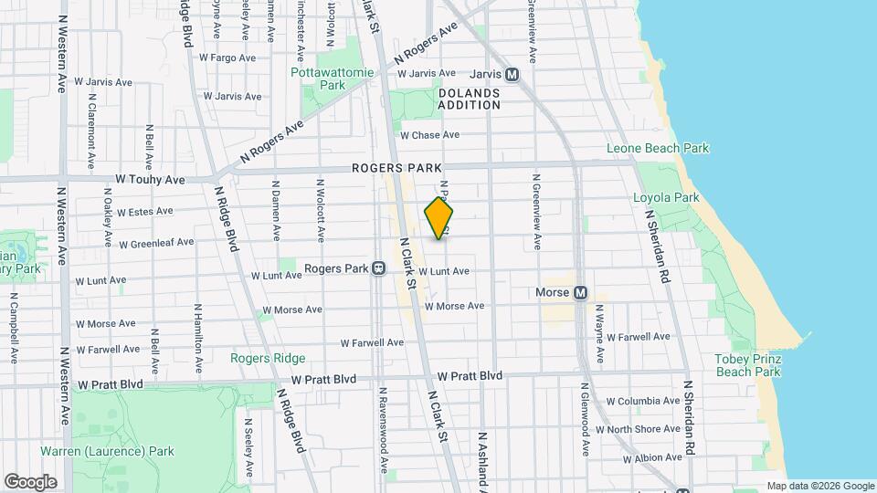 7020 N Paulina St Map and Location Details