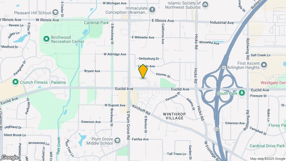 1906 Plum Grove Rd, Unit Kings Walk Map and Location Details
