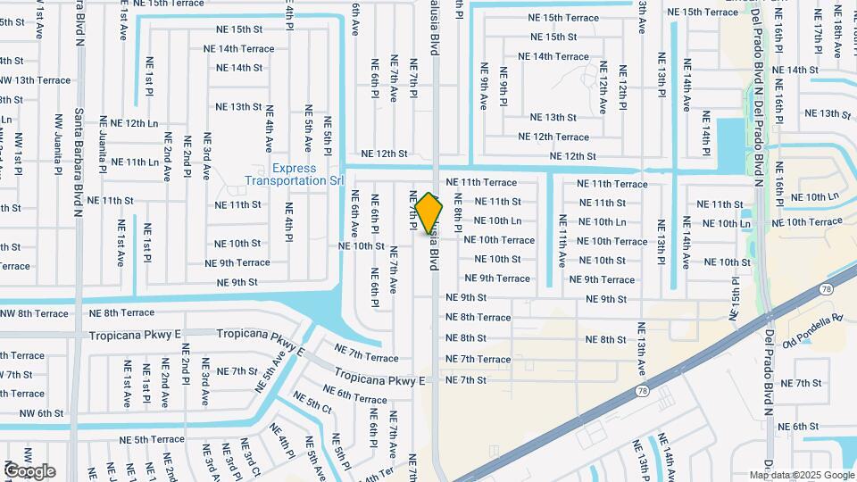 1012 Andalusia Blvd Map and Location Details