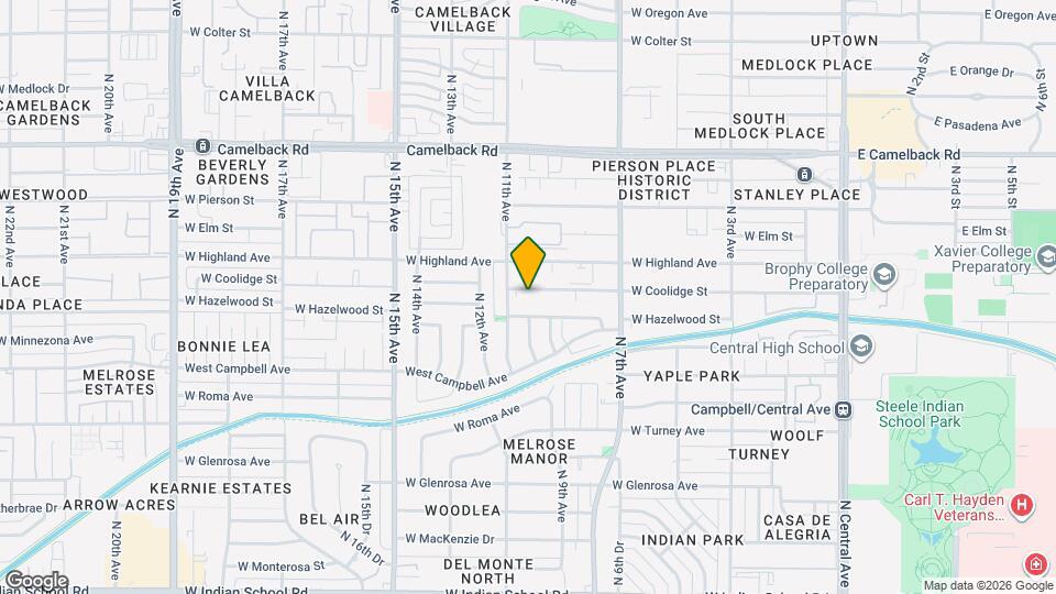 775 W Coolidge St Map and Location Details