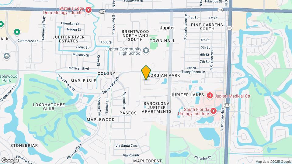 307 Georgian Park Drive Map and Location Details