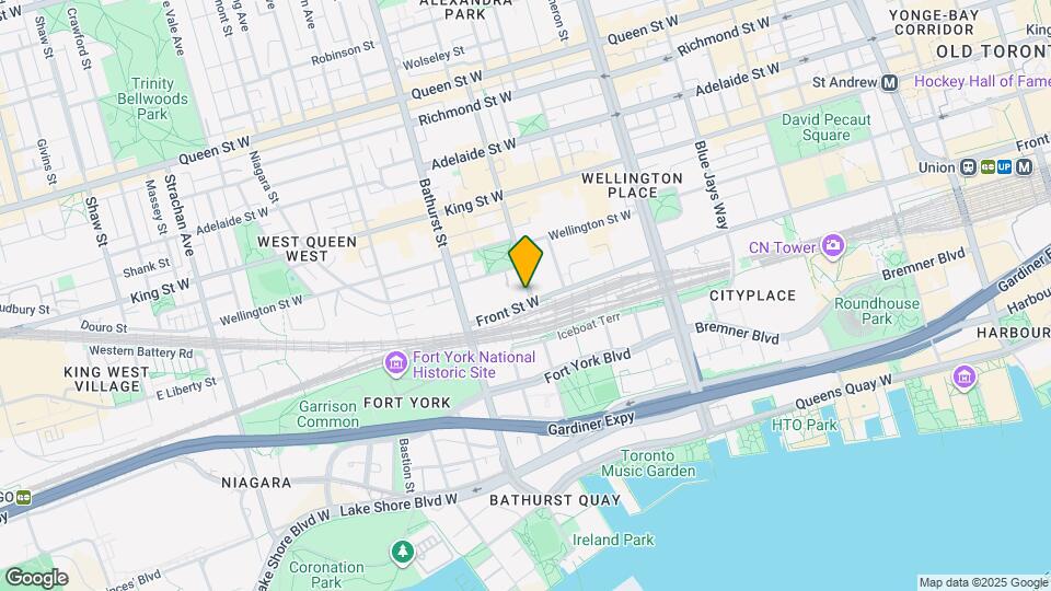 540 Front St W Map and Location Details