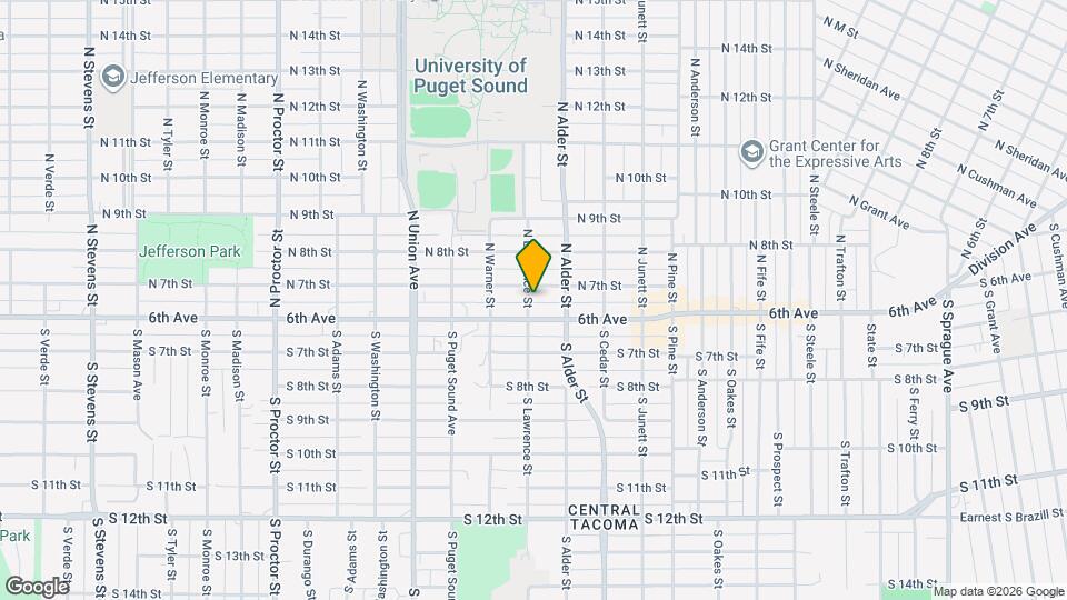 621 N Lawrence St Map and Location Details