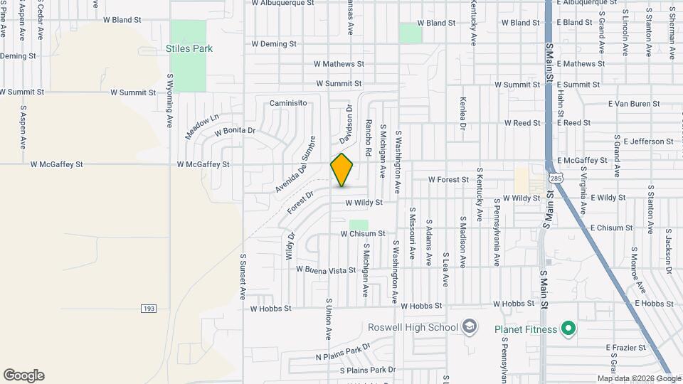 912 W Forest St Map and Location Details