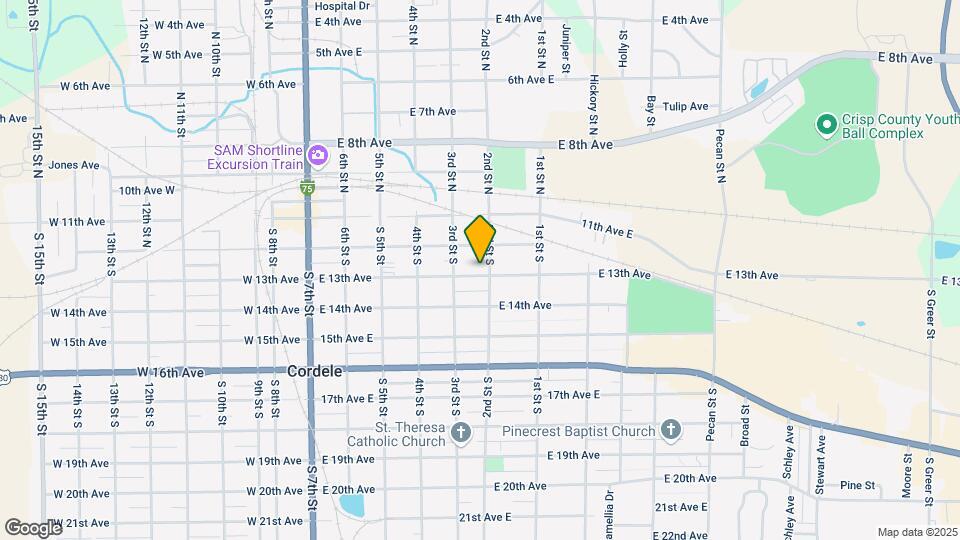 511 E 13th Ave Map and Location Details