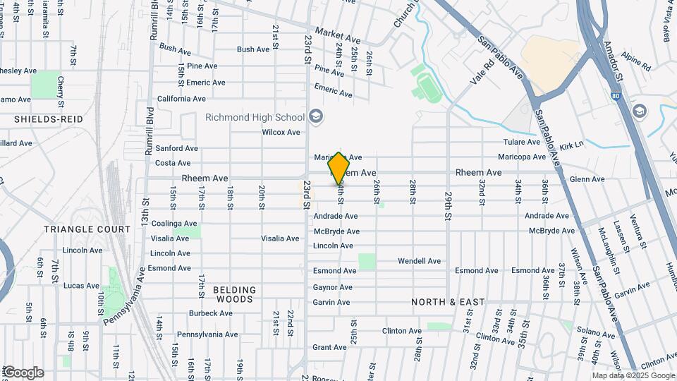 2380 Lowell Ave Map and Location Details