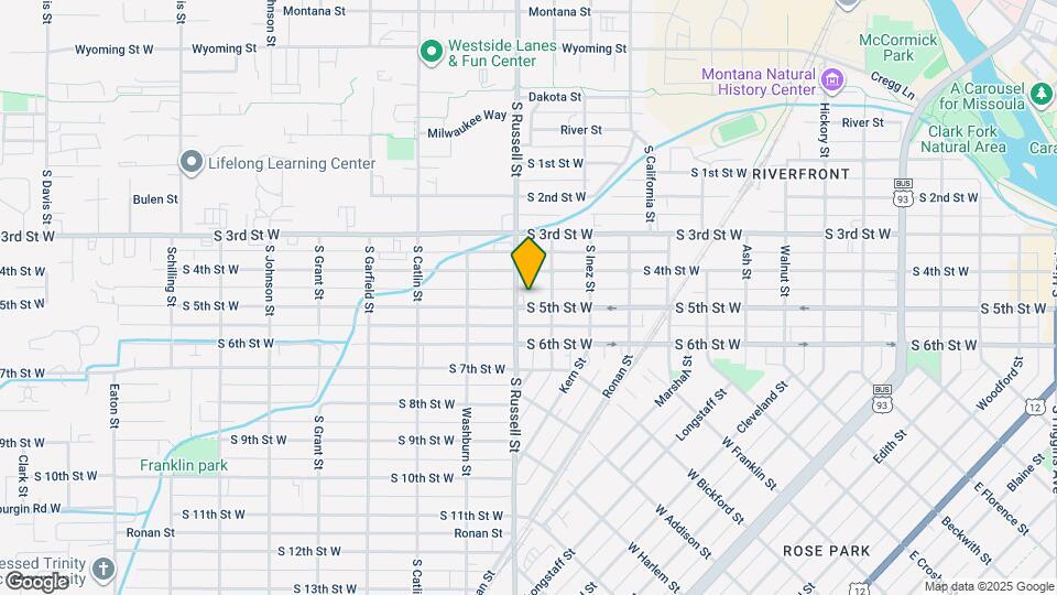 1424 S 5th St W Map and Location Details