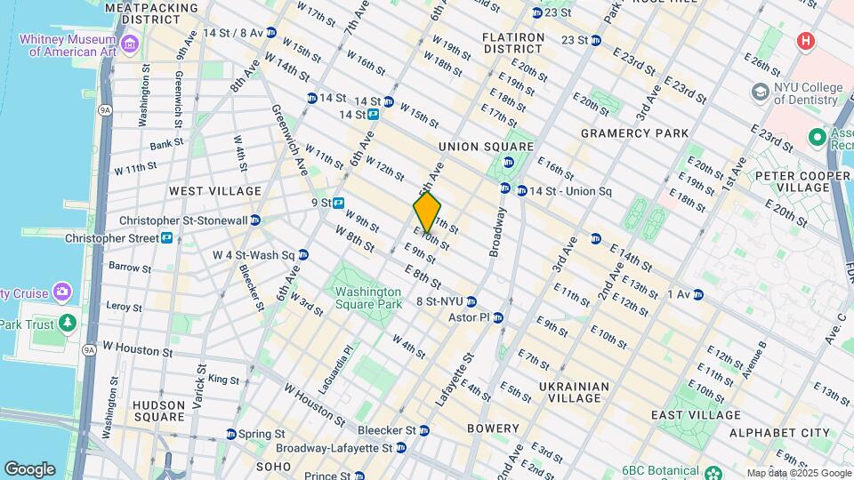 18 E 10th St Mapa y Detalles de la Ubicación