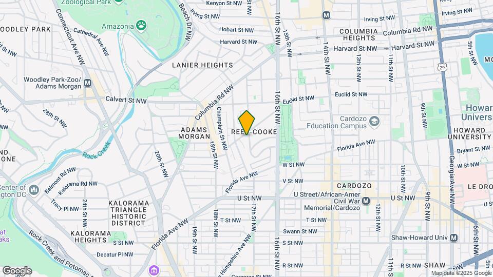 1700 Kalorama Rd NW, Unit suite Map and Location Details