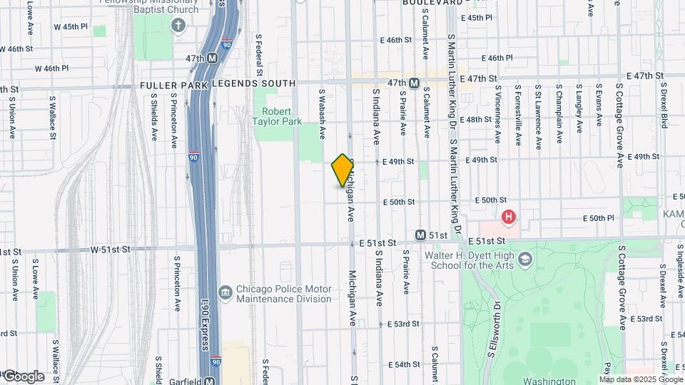 4944 S Michigan Ave Map and Location Details