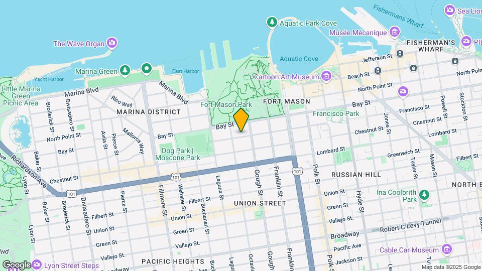 1452 Francisco St Mapa y Detalles de la Ubicación