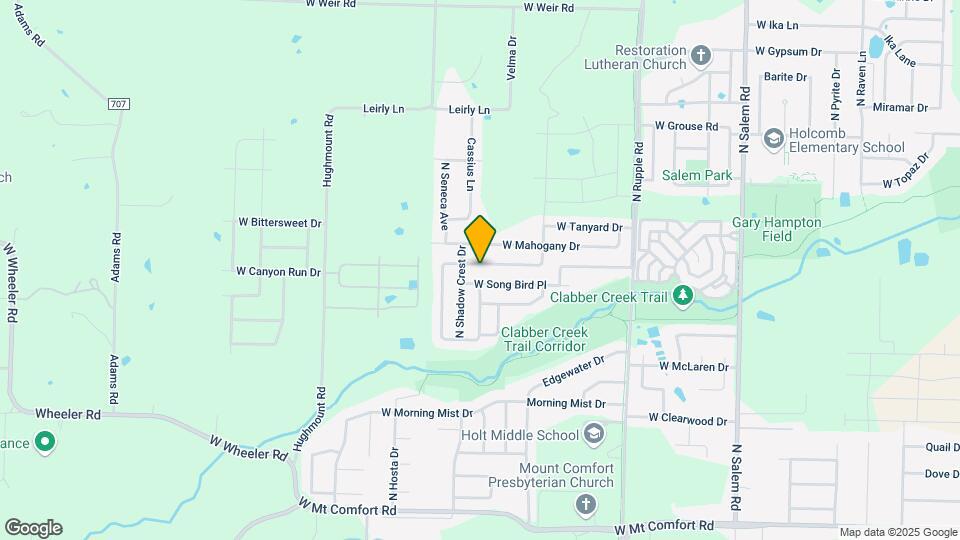 4143 W Spring House Dr Mapa y Detalles de la Ubicación