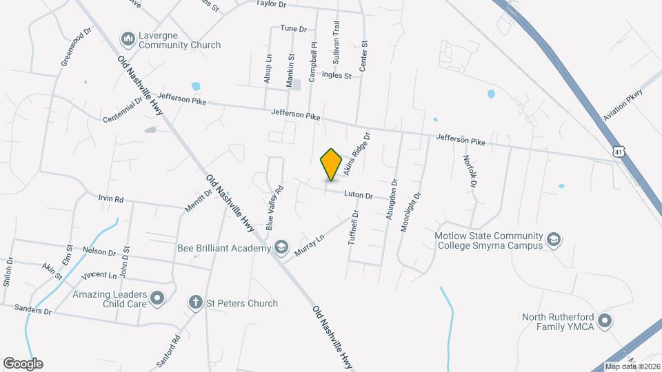 1726 Luton Dr Map and Location Details