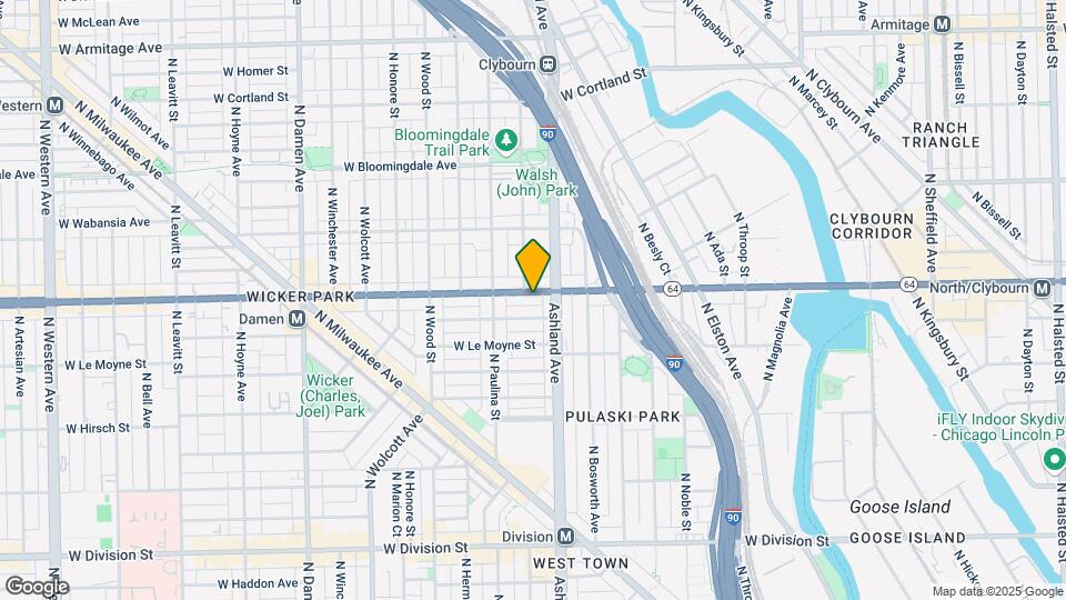 1621-1623 W North Ave Map and Location Details