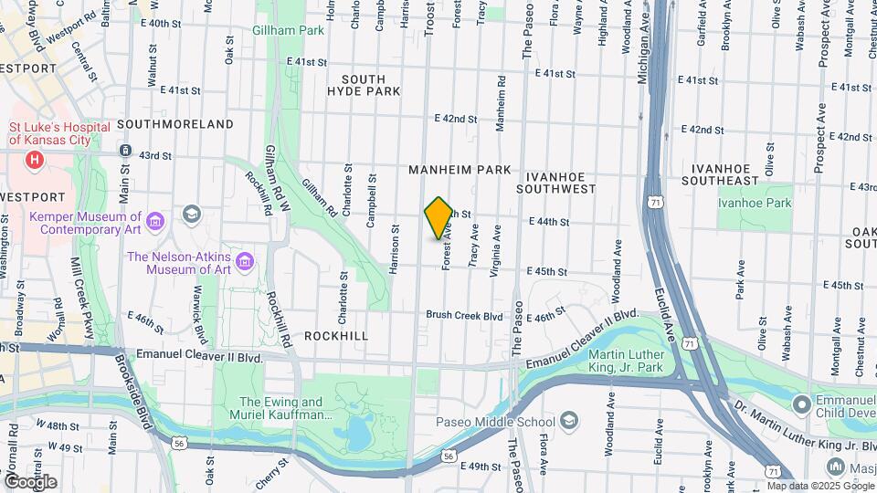 4430 Forest Ave Map and Location Details