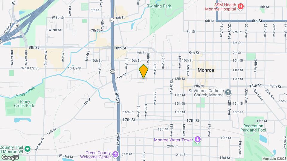 918 12th St Map and Location Details