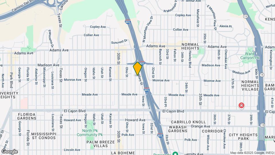 4505 Illinois St Mapa y Detalles de la Ubicación