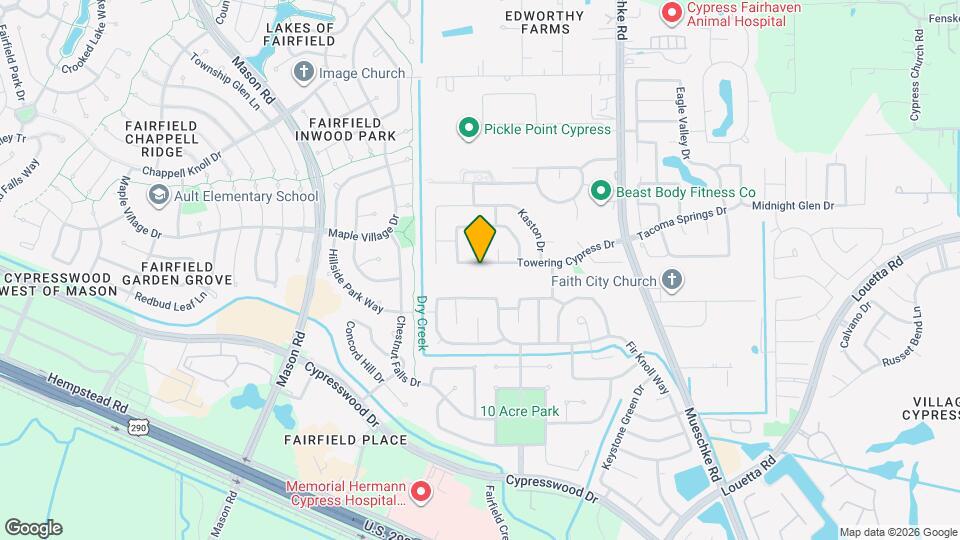 20343 Towering Cypress Dr Map and Location Details