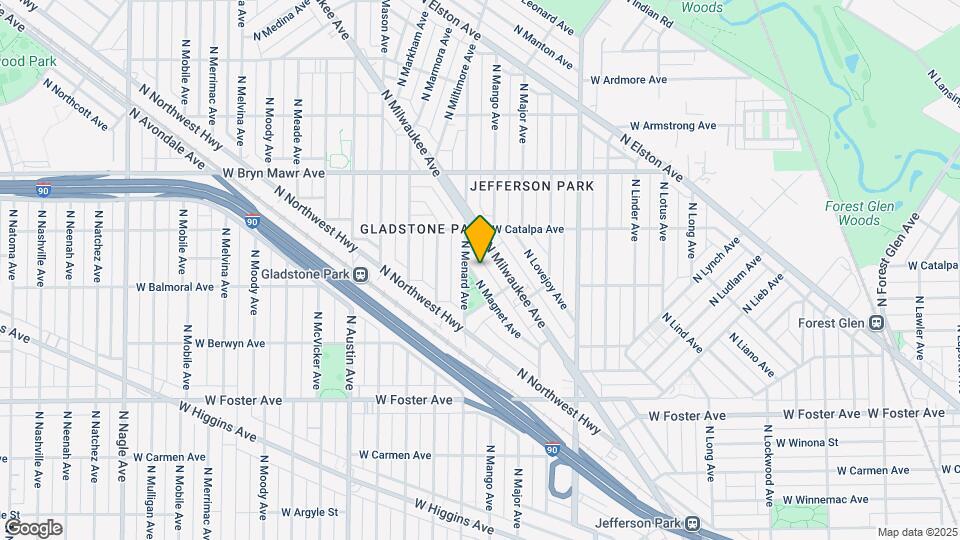 5433 N Magnet Ave Map and Location Details