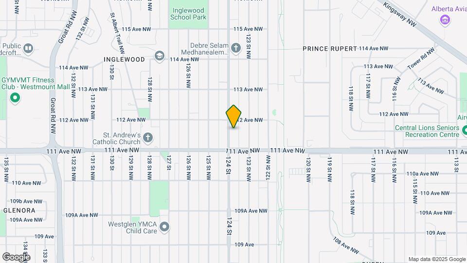 11133 124 St NW Map and Location Details