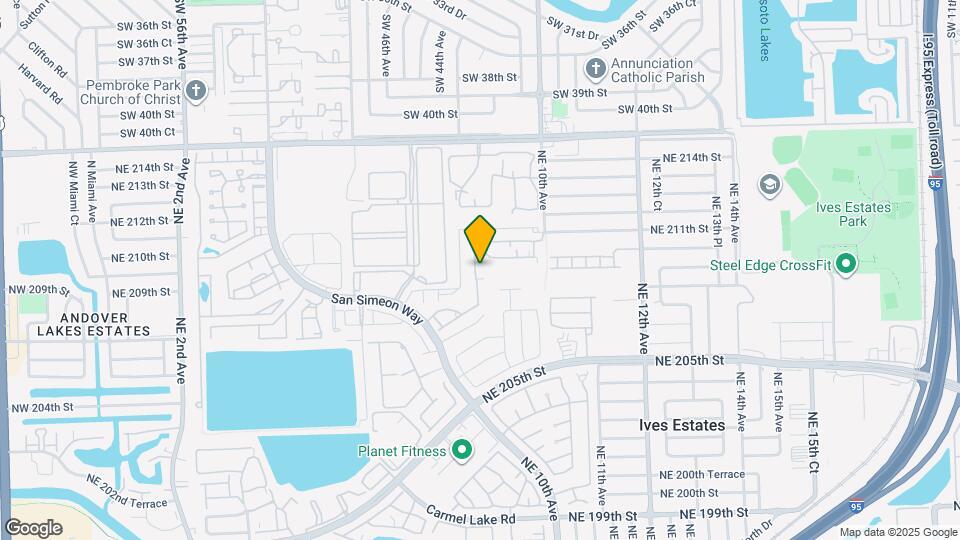 20815 NE 8th Ct Map and Location Details