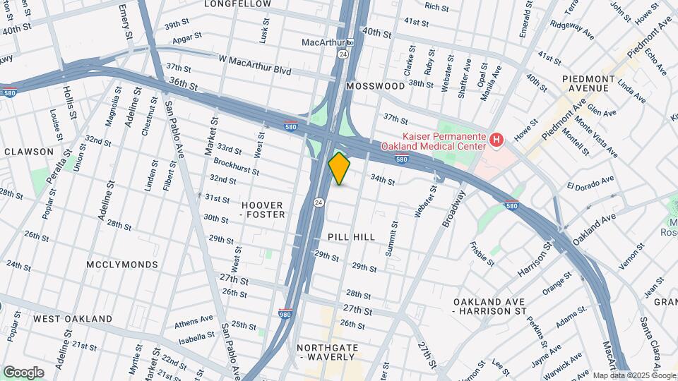 539 33rd St Map and Location Details