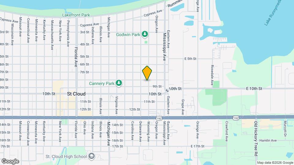 802 Wyoming Ave Map and Location Details