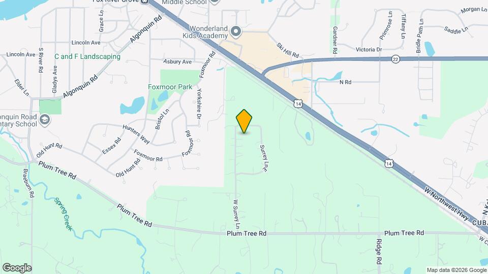 87 W Surrey Ln Map and Location Details