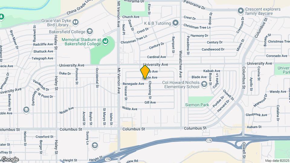 2612 Renegade Ave Map and Location Details