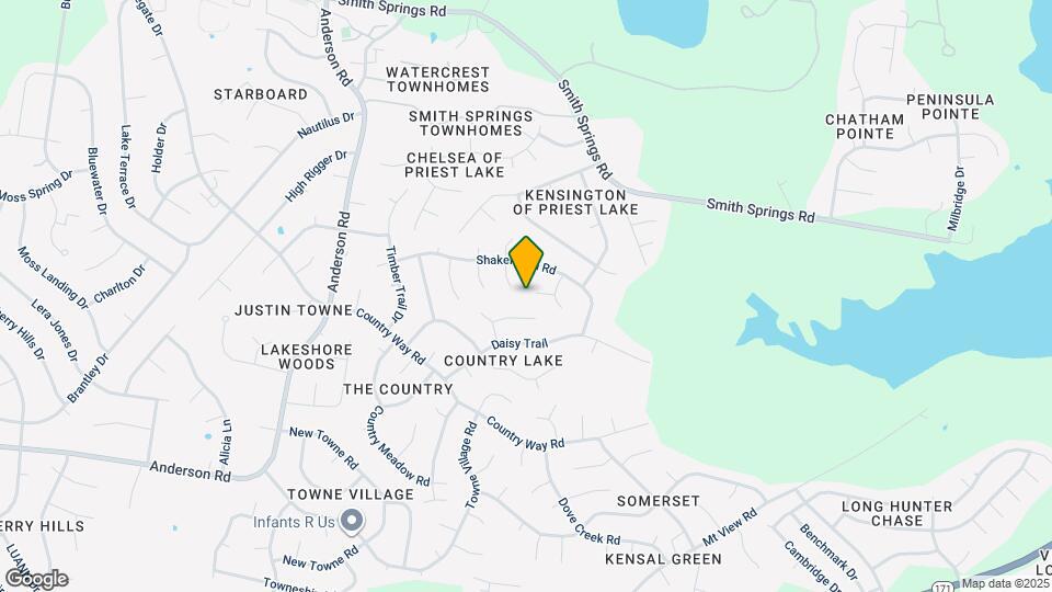 3413 Westcliffe Ct Map and Location Details