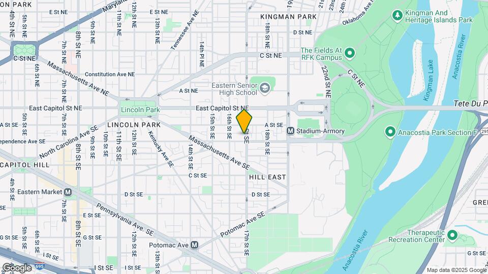 127 17th St SE Map and Location Details