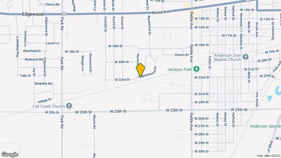 2831 Brentwood Dr Map and Location Details