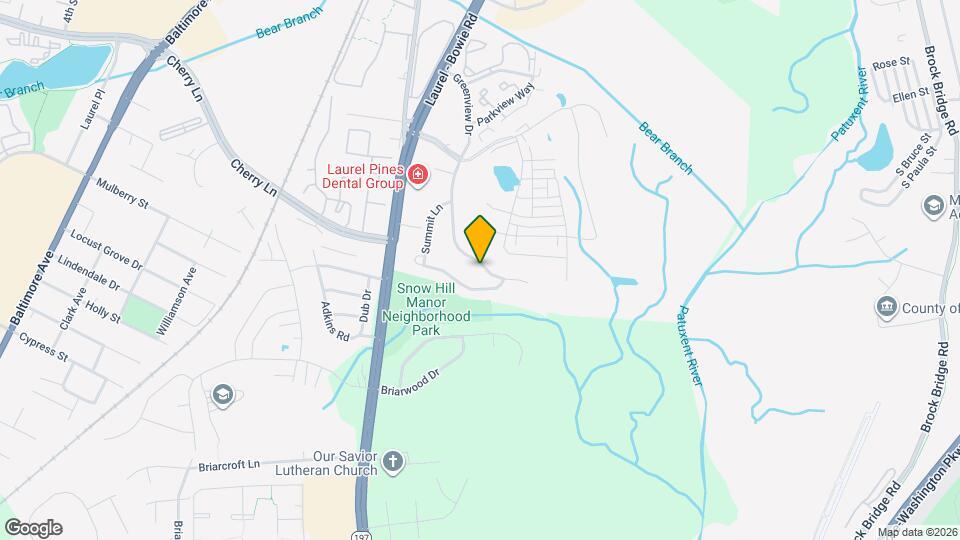 14208 Greenview Dr Map and Location Details