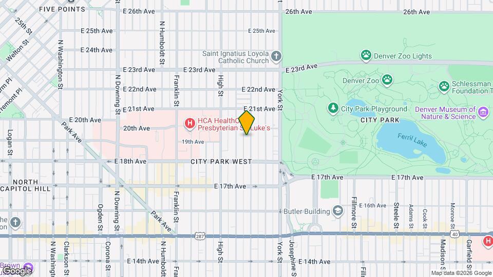 1883 Vine St Map and Location Details