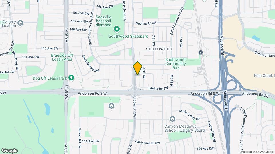 11428 Elbow Dr SW Map and Location Details