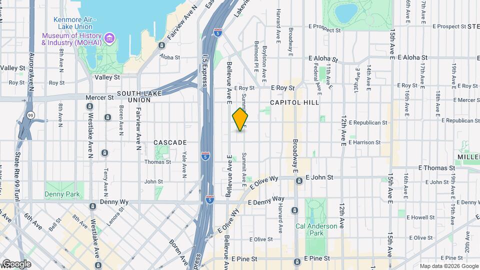 411 Summit Ave E Map and Location Details