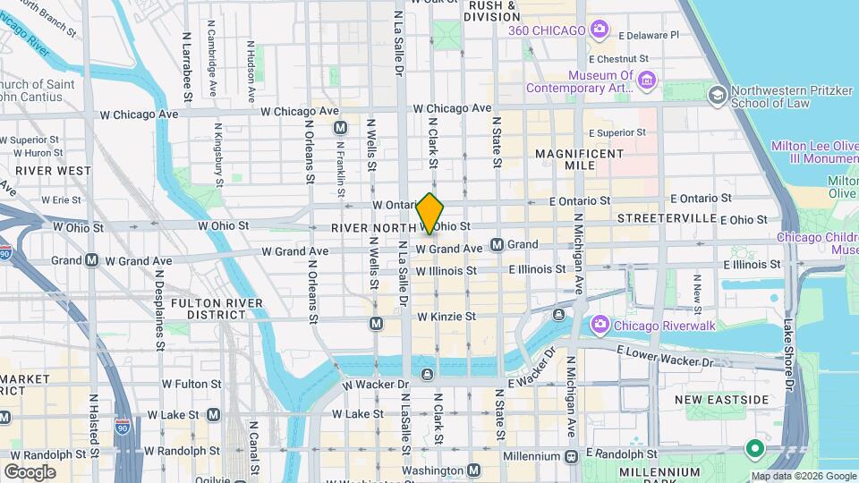 The Blue Chicago Store Map and Location Details