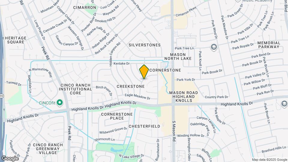 1423 Valley Landing Dr Map and Location Details