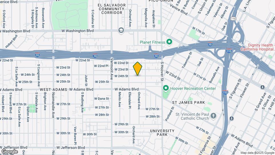 1240-1242 W 24th St Mapa y Detalles de la Ubicación