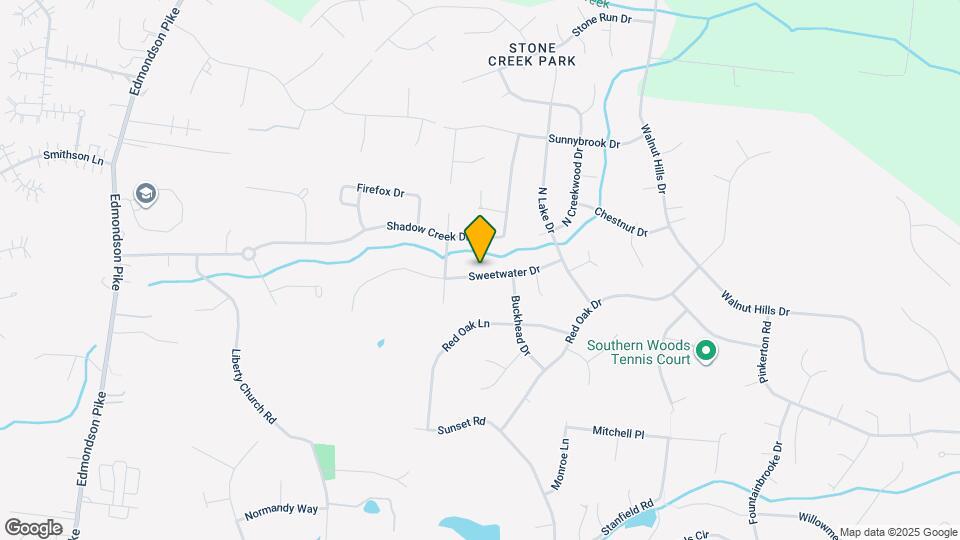 1338 Sweetwater Dr Map and Location Details