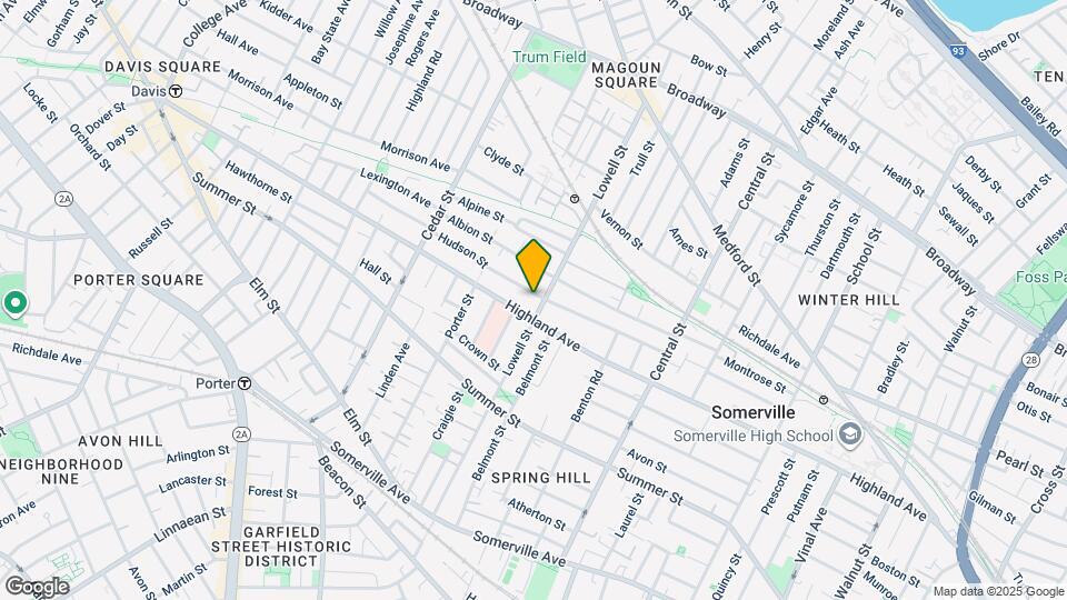 98 Hudson St, Unit 1 Map and Location Details