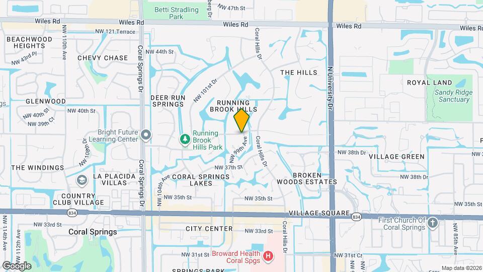 9900 NW 39th Ct Map and Location Details