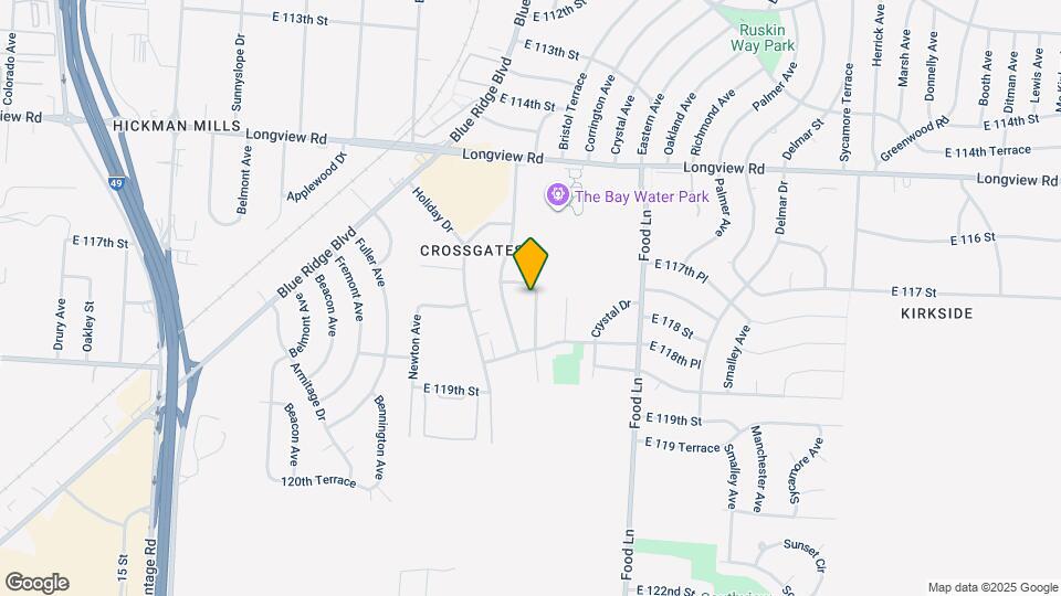 11704 Bristol Ave Map and Location Details