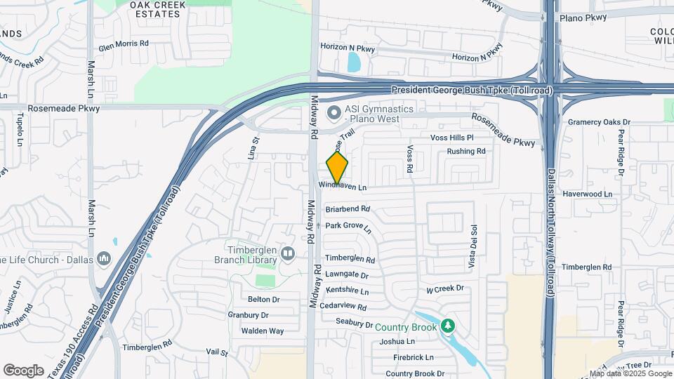 4042 Windhaven Ln Map and Location Details