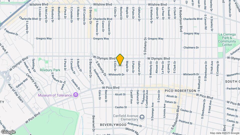 439 S Rexford Dr Map and Location Details