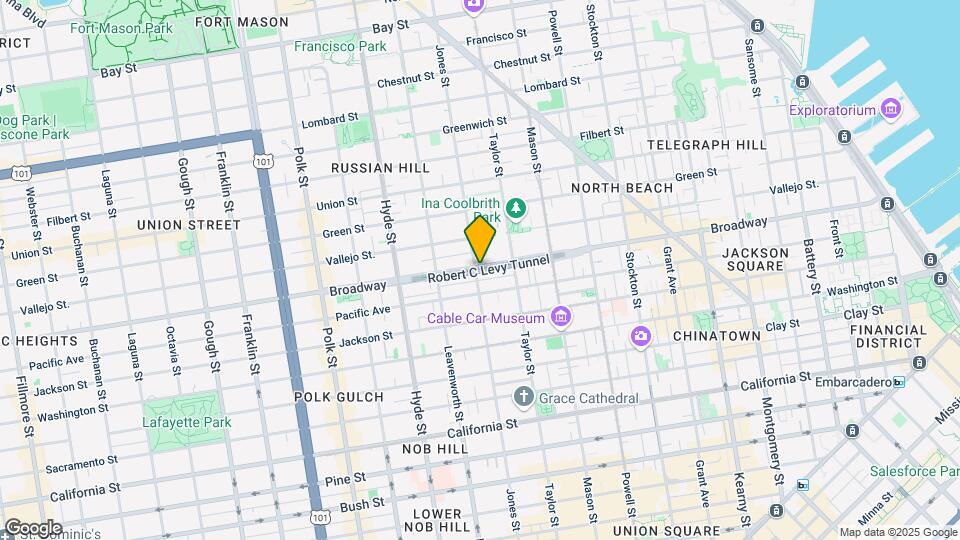1650 Jones St Map and Location Details