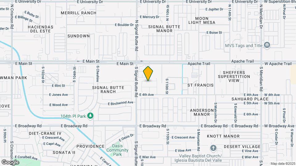 10849 E Arcadia Ave Map and Location Details