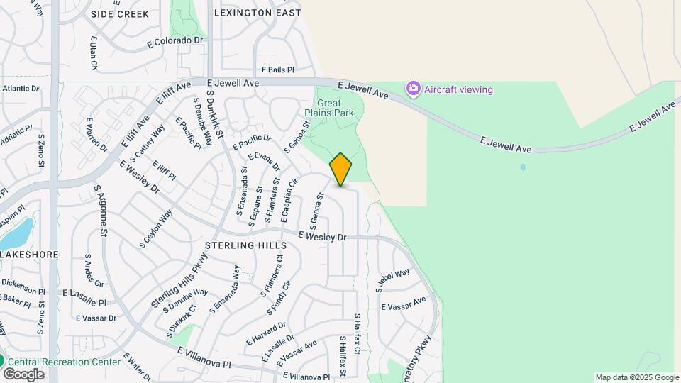 19860 E Caspian Cir Map and Location Details